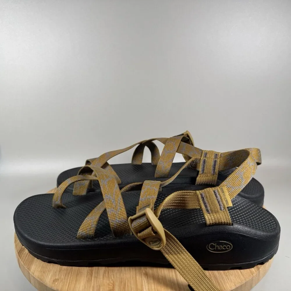 Chaco Z Cloud 2 Mens 13 Strappy Sport Water Sandals‎ Black Brown NEW